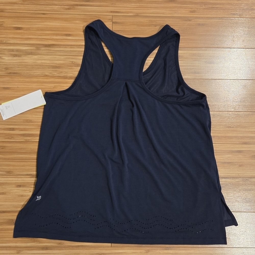 NWT All In Motion Navy Sleeveless Top - Picture 6 of 8